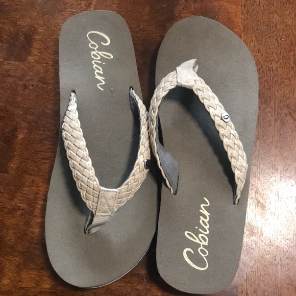 cobian braided bounce flip flops